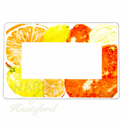 Orange and Lemons Marmalade Preserving Labels -  70mm x 50mm  - Ideal for Jars 4oz upwards