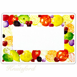 Jam Jar Preserving Labels - 70mm x 50mm - Mixed Fruit Design - Ideal for any Jam Jars 4oz through to 2lb