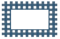 Ocean Blue Gingham Jam Jar Preserving Labels - Lovely for Blueberry Jam or Chutney's