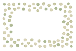 Olive Green Dots Design Olive Jar Preserving Labels -  Also Lovely as Gooseberry Jam Labels, cake labels, Food Labels & Mustard Labels - 50mm by 8.400mm