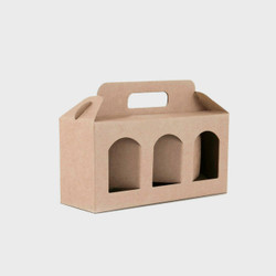 3 Jar Gift Box in Natural - Medium