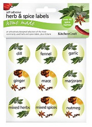 Pack of 45 Spice Labels by Kitchen Craft