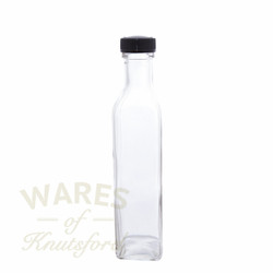 A 250ml marasca oil glass bottle. Supplied with a choice of caps.