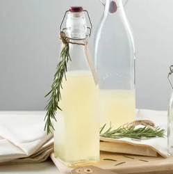 Square-based Kilner 550ml clip top glass  bottle