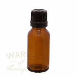 20ml Amber Glass Bottle With Dripper Cap (Packs of 12/18/36)