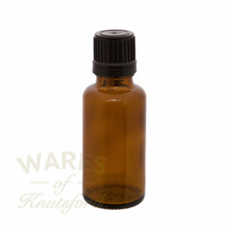 30ml Amber Glass Bottle With Dripper Cap (Packs of 12/18/36)