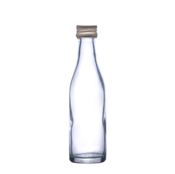 50ml Miniature Glass Bottles - lemonade, spirits - ideal for wedding favours and small gifts