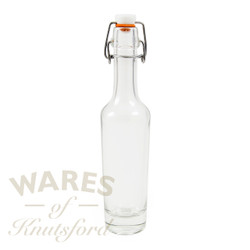 100ml glass swing top bottle - Ruby Glass Bottle. This is a charming glass bottle, perfect for Sloe gin and homemade liqueurs.