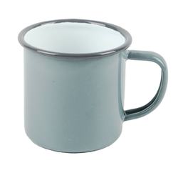 Falcon Enamel Mug in Grey 8cm