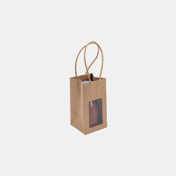 Recyclable Kraft Jar Bag with Window