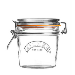 Kilner -Branded 350ml Round Clip Top Jar (sold in singles and packs of 3/6)