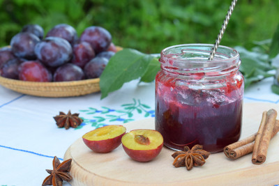 Damson Plum and Gin Jam 