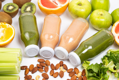 Prepare for Spring with Health Smoothies in Glass Bottles