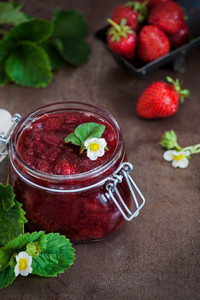Hurrah for strawberry jam season!  Hurrah for strawberry jam season!