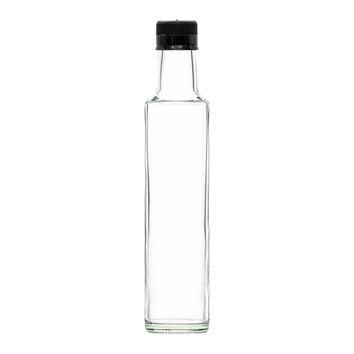 250ml Glass Bottles - Clear Flint (Dorica) Oil Bottles