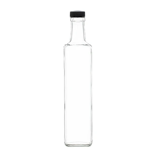500 ml Glass Oil Bottle (Dorica) Clear