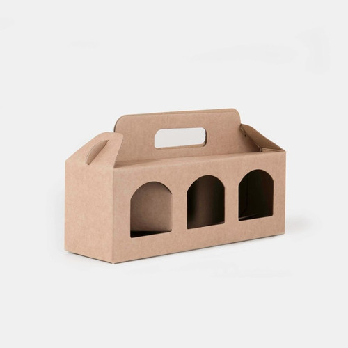 3 Jar Gift Box in Natural - Small
