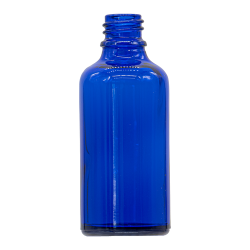 50ml Blue Glass Bottle with Dropper Cap (Packs of 12/18/36)