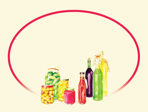 Jars and Bottles Peelable Labels