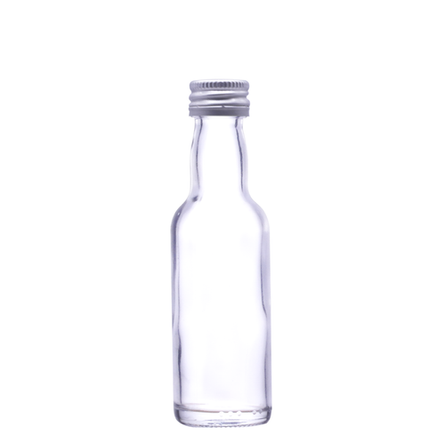 50ml Empty Glass Miniature Spirit Bottles