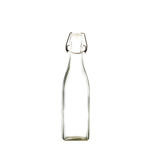 550 ml Square-Based Swing Top Glass Bottle