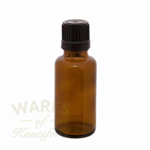 30ml Amber Glass Bottle With Dripper Cap (Packs of 12/18/36)
