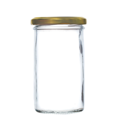 277ml Glass  Bonta Jam Jars. Supplied with a heat sealable lid in 2 colours.