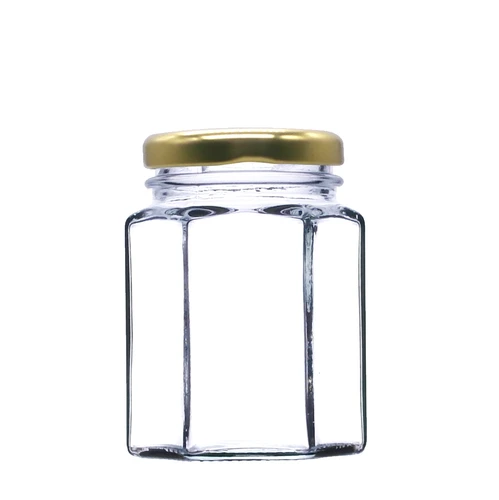 110ml Hexagonal Glass Jam Jars - Retail & Wholesale Packs