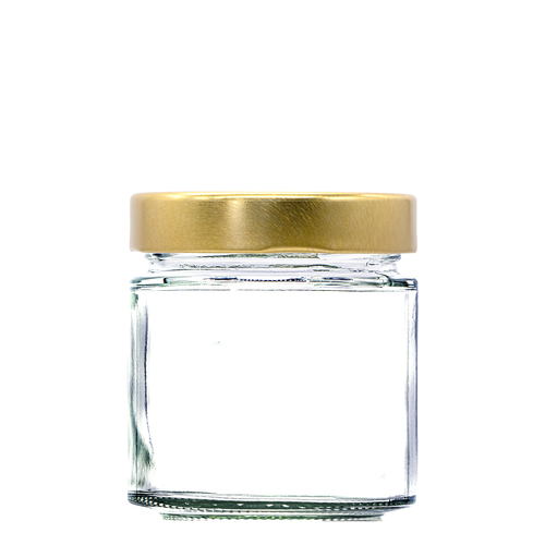 212ml Bonta Glass Jam Jar & Deep Screw Lid