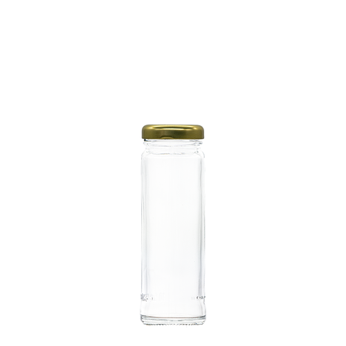 117ml Cylindrical Olive Glass Jar