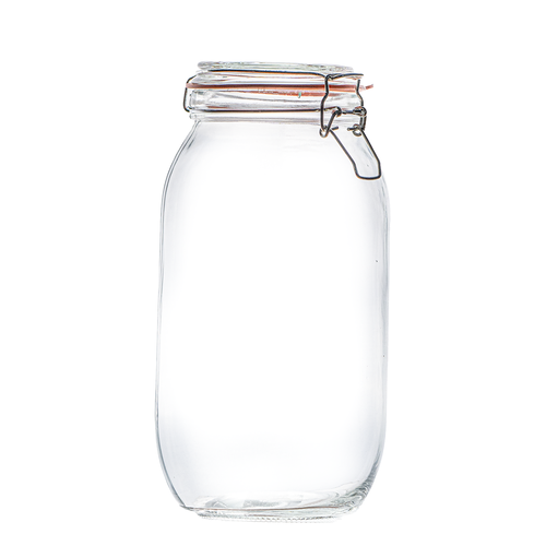 2 Litre Clip Top Glass Jars