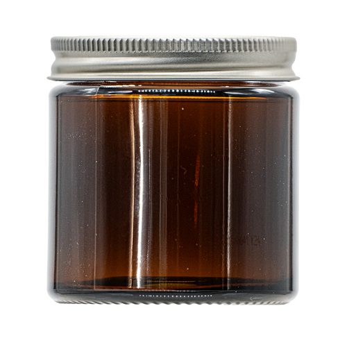 120ml Amber Glass Cosmetic Jars