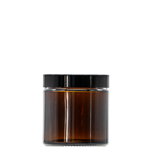 120ml Amber Glass Cosmetic Jars