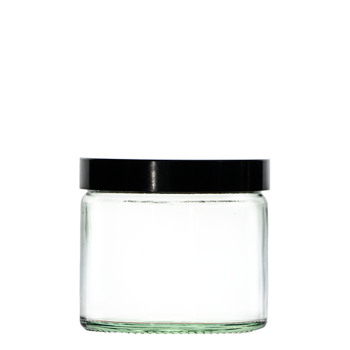250ml Clear Glass Cosmetic Jars