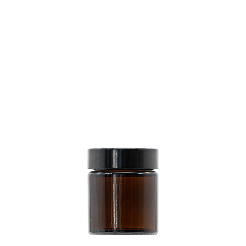 30ml Amber Glass Cosmetic Jars