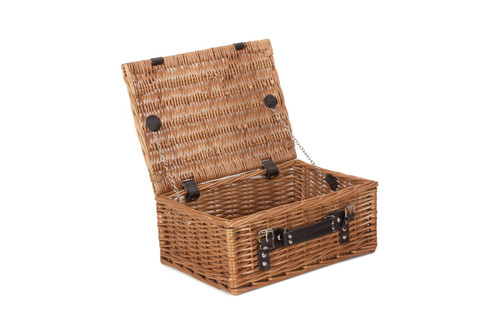 Wicker, Willow Woven 14" Hamper L 360mm x W260mm x  H 150