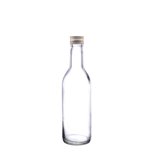 187.5ml Small Clear Glass Wine Bottles - The Bordeaux Bottle (18.75 cl)