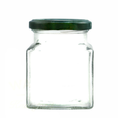 293Ml Square Jar - Square Glass Jam Jars