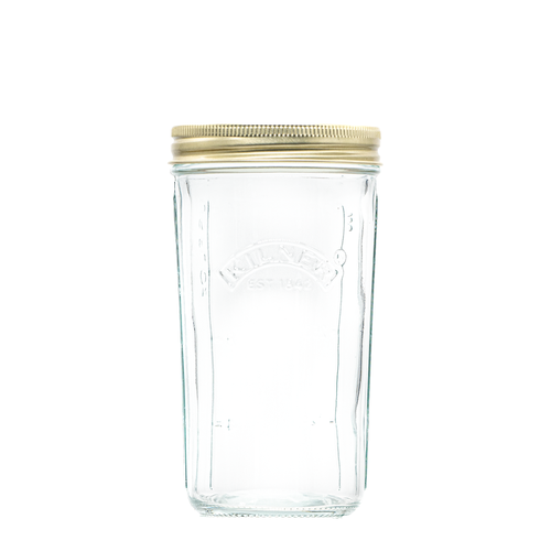Kilner Jar Tall 500ml, wide mouthed preserve jar (Kilner Branded)