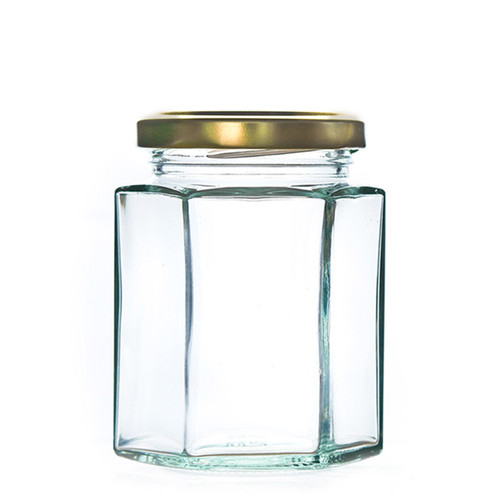 190ml Hexagonal Jam Jars
