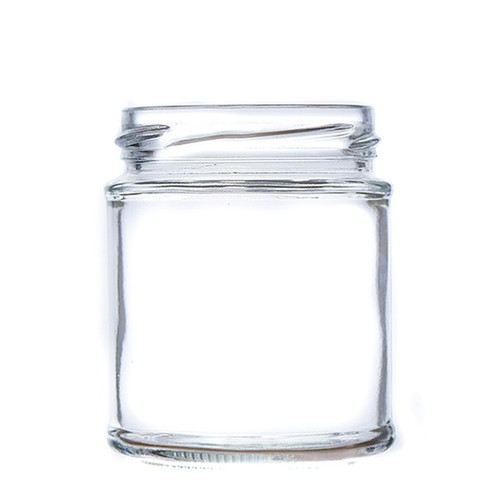 8oz Deluxe Panelled Honey Jar for Beekeepers