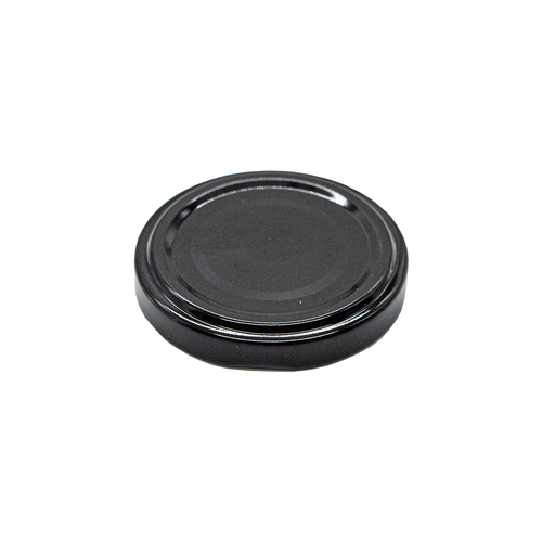 53mm Safety Button Lids in Black - Wholesale Boxes