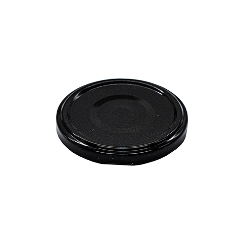 70mm Black Button Twist-off Lids