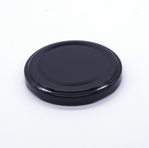 63mm Black Glass Jar Twist-off Lids - Retail & Wholesale Packs