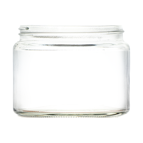 500ml Clear Glass Cosmetic Jar