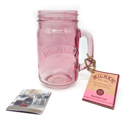 Pink Kilner Drinking Jar (0.4L)