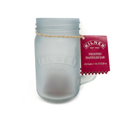 Frosted Blue Kilner Drinking Jar (0.4L)