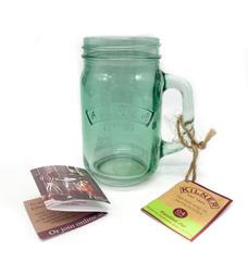 Green Kilner Drinking Jar (0.4L)