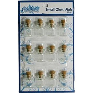 Creative Expressions - Small Glass Vials (12pc) Creative Expressions - Small Glass Vials (12pc)