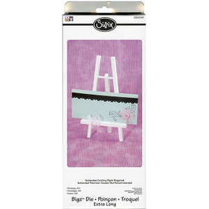 Sizzix Bigz XL A10 Envelope Die (656246)
What's bigger than Bigz? The answer is Bigz XL dies. These extra-long dies cleanly cut a variety of thick materials, including cardstock, chipboard, fabric, foam, magnet, leather, metallic foil, paper and sandpaper (in limited use). Just imagine the giant-sized possibilities!
This die is designed for use only with the BIGkick, Big Shot and Vagabond machines and requires the use of a pair of Extended Cutting Pads. Sizzix Bigz XL A10 Envelope Die (656246)
What's bigger than Bigz? The answer is Bigz XL dies. These extra-long dies cleanly cut a variety of thick materials, including cardstock, chipboard, fabric, foam, magnet, leather, metallic foil, paper and sandpaper (in limited use). Just imagine the giant-sized possibilities!
This die is designed for use only with the BIGkick, Big Shot and Vagabond machines and requires the use of a pair of Extended Cutting Pads.